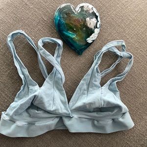NUUdii t shirt bra. Powder blue color, no longer available. SZ MM